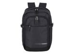Laptoprucksack TRAVELITE KICK OFF Cabin Rucksack, Gr. B/H/T: 25cm x 40cm x 20cm, grau (anthrazit), Polyester, unifarben, Basic, Rucksäcke, Reiserucksack Freizeitrucksack Kabinengepäck Arbeitsrucksack