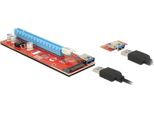 Delock Riser Card Pci Express X1 > X16 Mit 60Cm Kabel