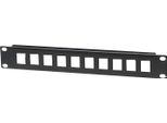 Intellinet 714860 Intellinet 10-Port Patchpanel UnbestüCkt 10" 1 He Schwarz"