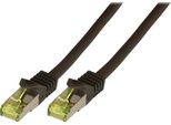 Efb MK7001.0,5B Efb RJ45 Patchkabel S/Ftp,Cat.6A,Lszh,0,5M,Schwarz