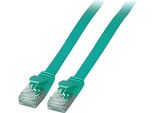 Efb K5545GN.1,5 Efb RJ45 Flachpatchkabel U/Ftp, Cat.6A, Pvc, 1,5M, GrüN