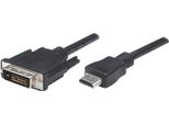 Techly ICOC-HDMI-D-030 Cavo Techly Da Hdmi A DVI-D Da 3 M Nero
