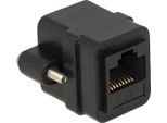 Delock 85124 RJ45 Adapter Delock RJ45 -> RJ45 Bu/Bu Cat6 Ungeschirmt Einb