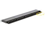 Delock 19? Patchpanel 24 Port Cat.6 0,5 He Schwarz (43316)