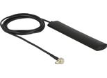 Delock 12479 Lte-Antenne Delock TS-9 3Dbi 90ø Starr 1.00M Klebem. Schwarz