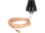 Delock Lte Antenna - Antenna - Telefono Cellulare, Wi-Fi, Bluetooth - 2 Dbi - Non Direzionale - Per Esterni, Interni - Nero