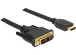 Delock 85584 Delock Kabel Dvi 18+1 -> HDMI-A St 2.00M Schwarz