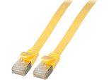 Efb K5545GE.1,5 Efb RJ45 Flachpatchkabel U/Ftp, Cat.6A, Pvc, 1,5M, Gelb