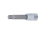 BGS Bit-Einsatz 4167, LäNge 100 Mm, Antrieb Innenvierkant 12,5 Mm (1/2"), Keil-Profil (FüR Ribe) M13 ; BGS Technic)