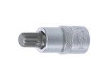 BGS Bit-Einsatz 4354, Antrieb Innenvierkant 12,5 Mm (1/2"), Innenvielzahn (FüR Xzn) M12 ; BGS Technic)