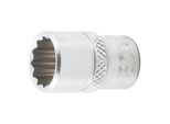 BGS SteckschlüSsel-Einsatz ZwöLfkant 10878, Antrieb Innenvierkant 6,3 Mm (1/4"), SW 7/16" ; BGS Technic)