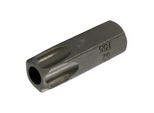 BGS Bit 4655, LäNge 30 Mm, Antrieb AußEnsechskant 10 Mm (3/8"), T-Profil (FüR Tx) Mit Bohrung T55 ; BGS Technic)