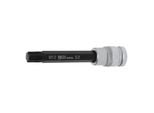 BGS Bit-Einsatz 5010, LäNge 120 Mm, Antrieb Innenvierkant 12,5 Mm (1/2"), Keil-Profil (FüR Ribe) M12 ; BGS Technic)