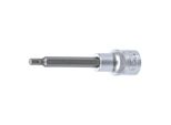 BGS Bit-Einsatz 4260, LäNge 100 Mm, Antrieb Innenvierkant 12,5 Mm (1/2"), Innensechskant 5 Mm ; BGS Technic)