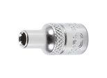 BGS SteckschlüSsel-Einsatz ZwöLfkant 10774, Antrieb Innenvierkant 6,3 Mm (1/4"), SW 4 Mm ; BGS Technic)