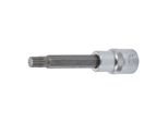 BGS Bit-Einsatz 5184-M9, LäNge 100 Mm, Antrieb Innenvierkant 12,5 Mm (1/2"), Innenvielzahn (FüR Xzn) M9 ; BGS Technic)