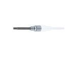 BGS Bit-Einsatz 4162, LäNge 100 Mm, Antrieb Innenvierkant 12,5 Mm (1/2"), Keil-Profil (FüR Ribe) M7 ; BGS Technic)
