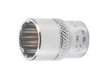 BGS SteckschlüSsel-Einsatz ZwöLfkant 10783, Antrieb Innenvierkant 6,3 Mm (1/4"), SW 13 Mm ; BGS Technic)