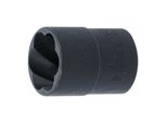 BGS Spiral-Profil-SteckschlüSsel-Einsatz / Schraubenausdreher 5266-19, Antrieb Innenvierkant 12,5 Mm (1/2"), SW 19 Mm ; BGS Technic)