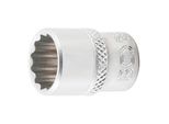 BGS SteckschlüSsel-Einsatz ZwöLfkant 10880, Antrieb Innenvierkant 6,3 Mm (1/4"), SW 1/2" ; BGS Technic)