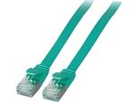 Efb K5545GN.0,5 Efb RJ45 Flachpatchkabel U/Ftp, Cat.6A, Pvc, 0,5M, GrüN