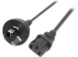 Efb EK493.1,8 Efb Netzkabel Australien AS3112 - C13 180°,Sw,1.8M,3X0.75Mm