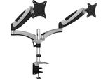 Digitus Tis 15"-32"" 2TFT 2 Snodi Argento Max.8Kg Molla A Gas"