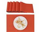 Set Da Tavola Relaxdays 18 Pezzi Rosso