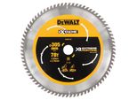 Dewalt DT99576-QZ - Lame Per Sega Circolare Stazionaria Xr Extreme Runtime 305Mm X 30Mm 78D