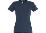 Sols - T-Shirt "Imperial"" Da Donna A Maniche Corte PC291 (L) (Denim)"