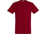 T-Shirt Sols Regent Da Uomo, Manica Corta PC288 (2XL) (Rosso Scuro)
