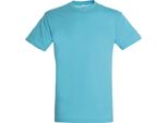 T-Shirt Sols Regent Da Uomo, Manica Corta PC288 (S) (Aqua)