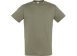 T-Shirt Sols Regent Da Uomo, Manica Corta PC288 (S) (Khaki)