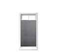 Relaxdays 10021311_741 Relaxdays Plissee Grau 130,0 Cm X 60,0 Cm
