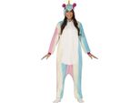 Guirca 86658 Costume Unicorno Peluche Adulto T, Donna, Vari, Taglia 42-44 Guirca