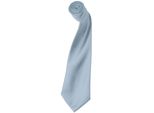 Cravatta Premier Da Uomo In Raso, Tinta Unita (2 Pezzi/Confezione) RW6934 (Taglia Unica) (Azzurro)