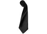 Cravatta Premier Da Uomo In Raso, Tinta Unita (2 Pezzi/Confezione) RW6934 (Taglia Unica) (Nero)