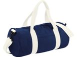 Bagbase Borsone / Borsa Da Viaggio, 20 Litri (2 Pezzi/Confezione) BC4425 (Taglia Unica) (Blu Navy/Bianco Naturale)