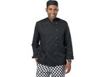 Le Chef Prep DF120F | Chef Coat Ladies Prep Shirt - Colore: Grigio Tempesta/Nero - Taglia: Xxl