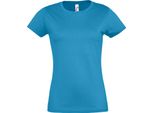 Sols - Maglietta "Imperial"" Da Donna A Maniche Corte PC291 (S) (Blu Acqua)"
