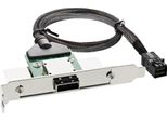 Inline® 27656B Staffa Per Slot Hd Sas Pci + 50P Centr., Con Cavo, Da SFF-8088 A SFF-8643, 0,5 M
