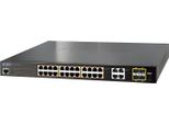 Planet GS-4210-24P4C - Switch - Gestito - 24 X 10/100/1000 (Poe+) + 4 X Combi Gigabit Sfp - Desktop, Montabile Su Rack - Poe+ (220 W) (GS-4210-24P4C)