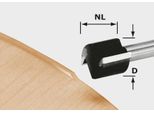 Festool Hw D 19/16 S8 Ofk 700 Fresa A Filo 19 X 16 X 46 X 8 Mm ( 491666 ) Per Fresa Of 1010, Of 1010 R, Fresa Per Bordi Ofk 700, Mfk 700