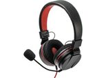 Snakebyte Head:Set S Cuffie Archetto Con Connessione Da 3,5 Mm Nero, Rosso