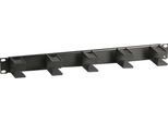 Efb 699982TS.1 Efb 19" 1HE KabelfüHrungspanel, 5X BüGel FüR Lwl, Schwarz"
