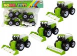 Set Di Veicoli Agricoli Trattori Verdi 4 Pezzi