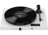 Pro-Ject Jukebox E1 + Giradischi Om5E, Sistema All-In-One / Plug And Play Con Bluetooth, Pianoforte Bianco