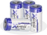 4X Batterie CR123A DL123A 3V CR17345 Ultra Litio Foto Sciolte
