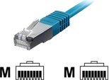 Equip 605537 Equip Cavo Patch RJ45 S/Ftp Cat6 0,50M Blu (Sstp)Pimf Hf