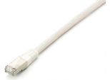 Equip Patchkabel Cat6A Plat.S/Ftp 2Xrj45 5.00M Weiß Lszh Polybeutel